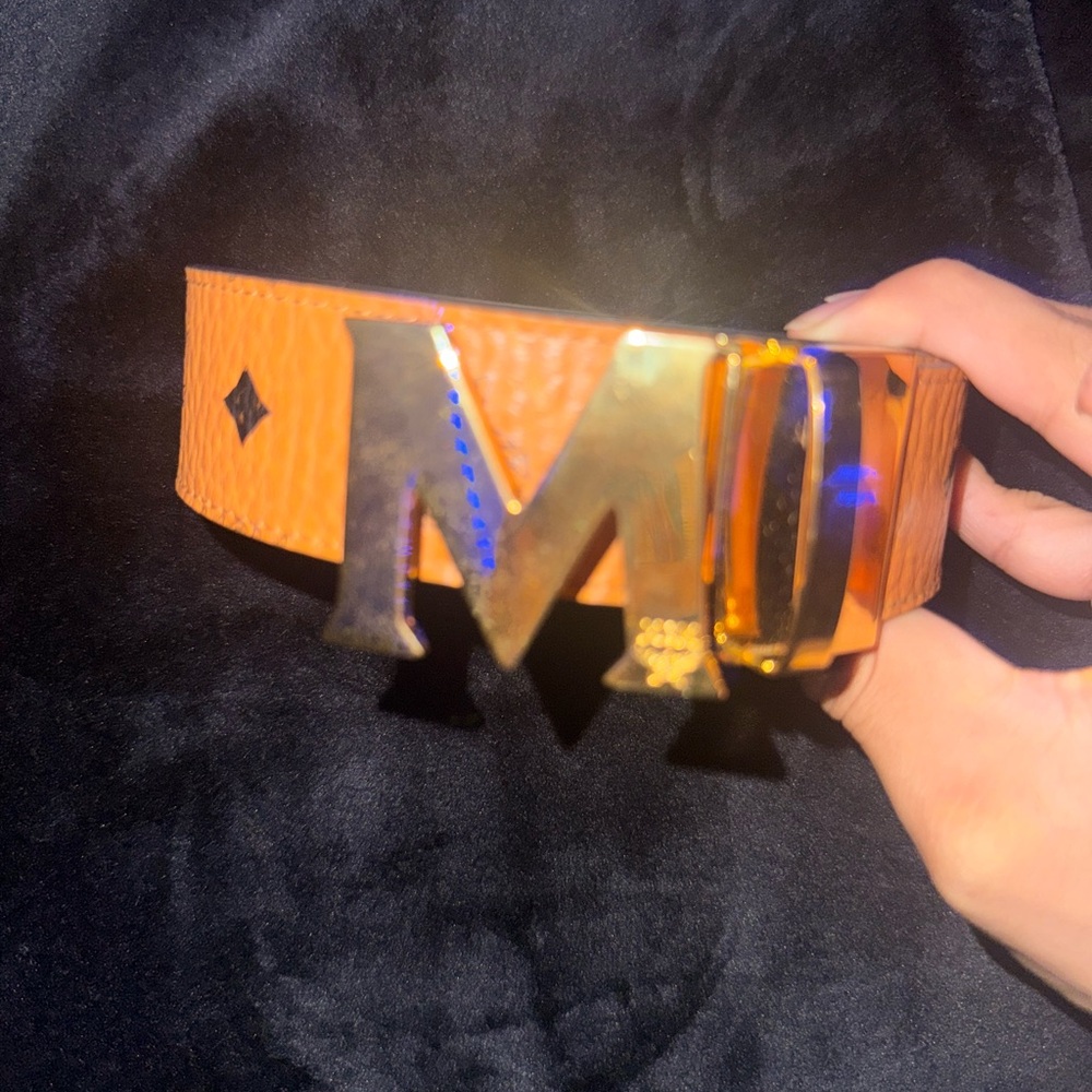 Brown mcm belt